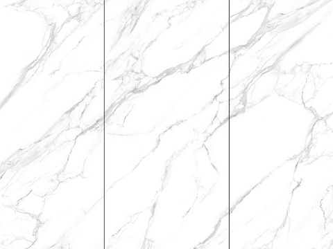 White super clear even pattern marble rock slab