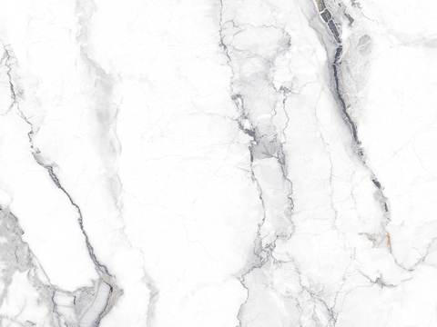 White Super Clear Marble Rock Slab