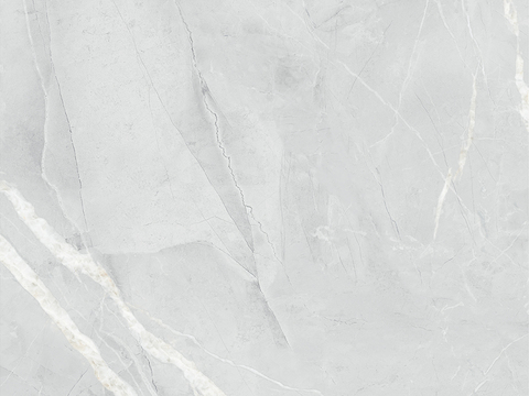 Grey Super Clear Marble Rock Slab