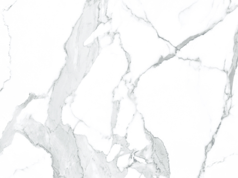 White super clear even pattern marble rock slab