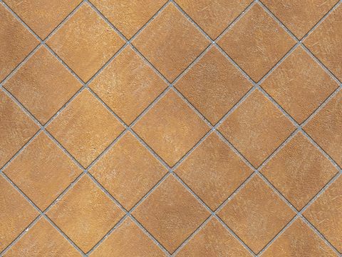 Seamless pottery tile parquet floor tile sidewalk road ground square paving