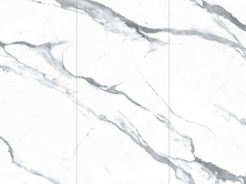 White super clear even pattern marble rock slab