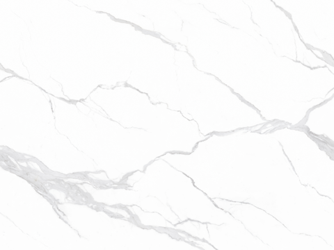 White super clear even pattern marble rock slab