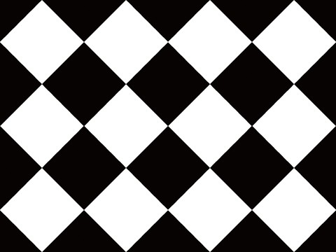 Black and white tiles