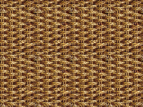 Seamless Bamboo Rattan Woven