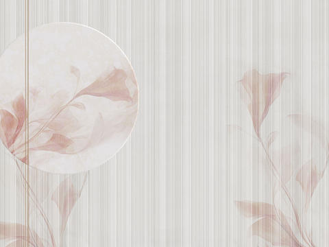 gray geometric flowers wallpaper