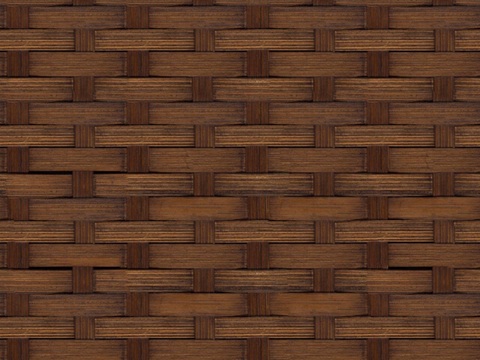 Seamless Bamboo Rattan Woven