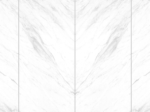 White super clear even pattern marble rock slab