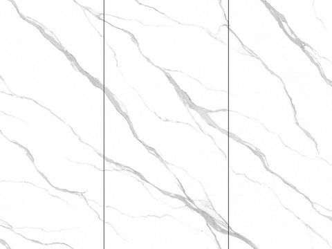 White super clear even pattern marble rock slab