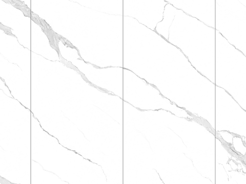 White super clear even pattern marble rock slab