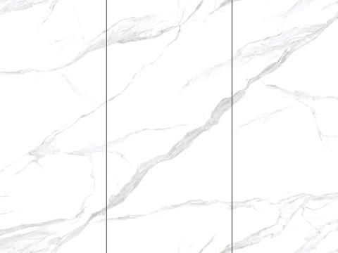 White super clear even pattern marble rock slab