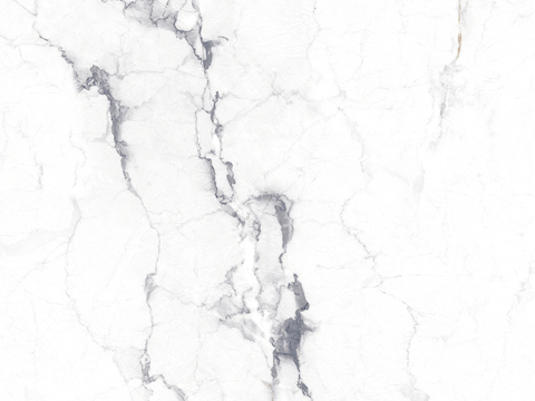 White Super Clear Marble Rock Slab