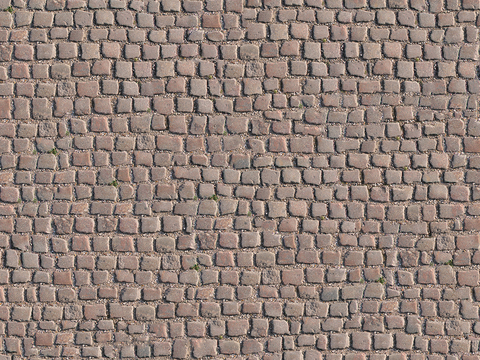 Seamless outdoor brick sidewalk road ground square brick