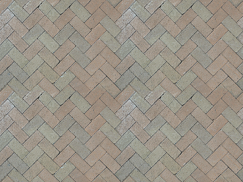 Seamless Herringbone Pattern Ceramic Tile Patchwork Floor Tile Sidewalk Road Ground Square Paving