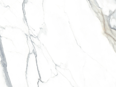 White Super Clear Marble Rock Slab