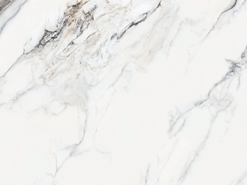 White Super Clear Marble Stone Rock Slab