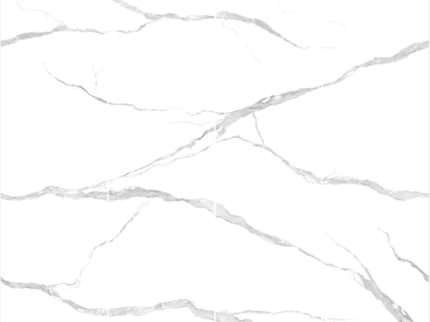 White super clear even pattern marble rock slab