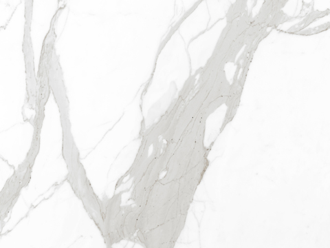 White Super Clear Marble Stone Rock Slab