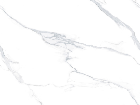 White super clear even pattern marble rock slab