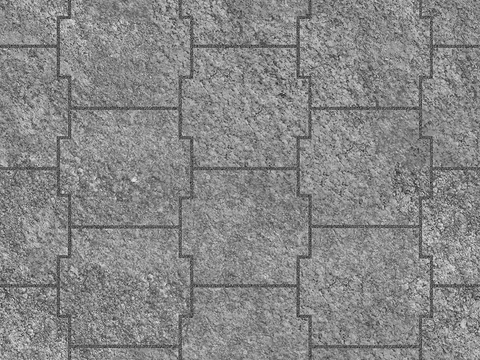 Seamless outdoor brick sidewalk road ground square brick