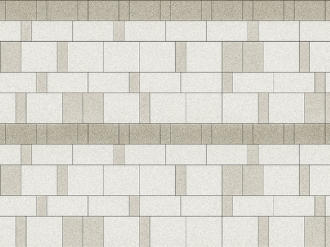 Modern color-jumping landscape paving square brick