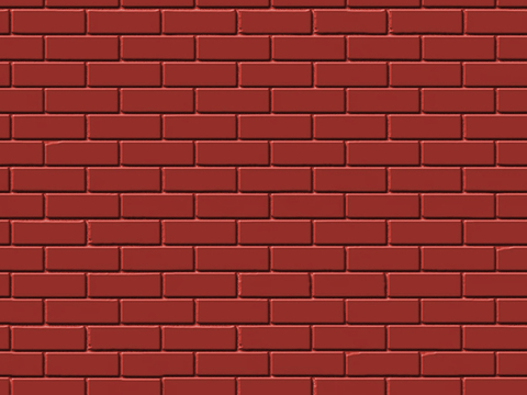 Seamless red brick wall exterior wall ground