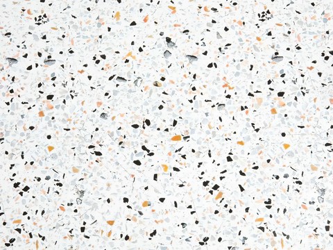 Colored large grain terrazzo brick