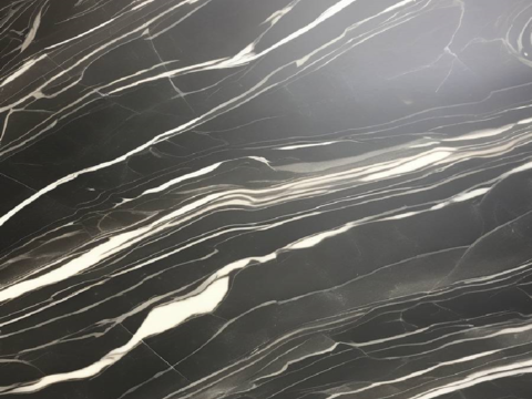 Black and white pattern black and white root marble rock slab