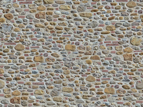 Seamless outdoor building wall exterior wall brick wall