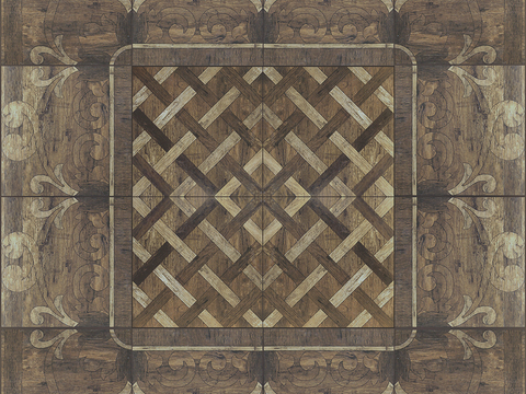 Seamless Retro Wood Grain Wood Floor Stone Geometric Parquet Pattern Ceramic Tile Tile Floor Tile Wall Tile