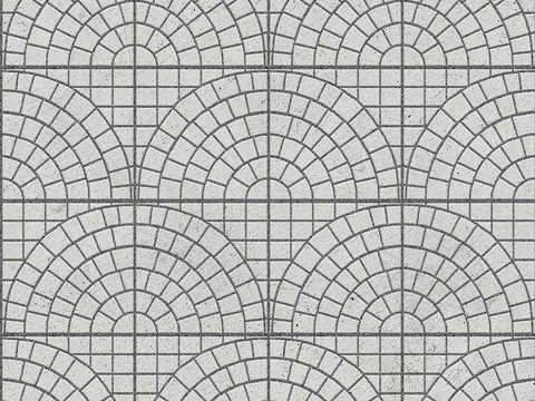 Seamless goose soft stone patchwork floor tile sidewalk road ground square paving