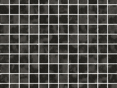 black mosaic tile