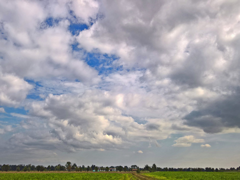 Cloudy sky landscape landscape