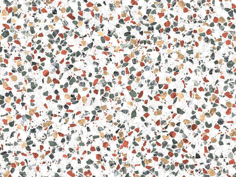 Montanita colored granular terrazzo