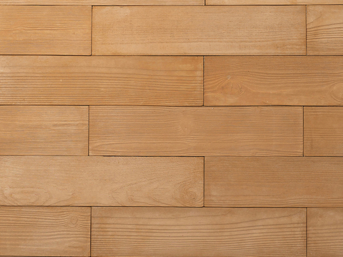 Log-colored wood flooring