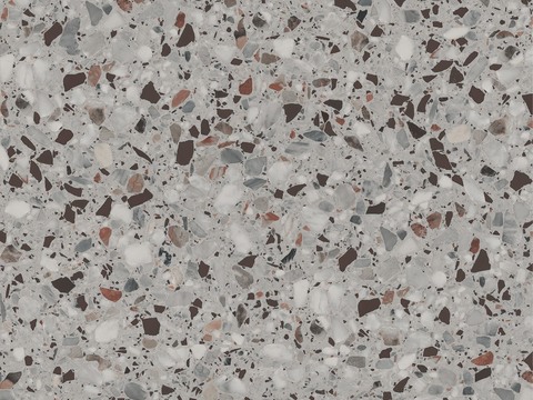 gray terrazzo brick