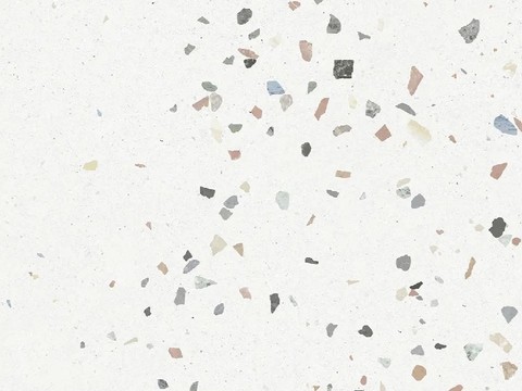 Colored small terrazzo brick