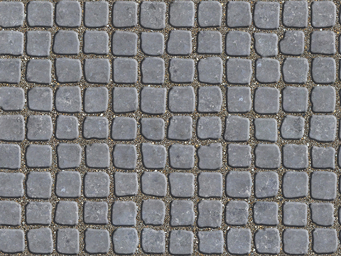 Seamless gray square parquet floor tile sidewalk road ground street square paving