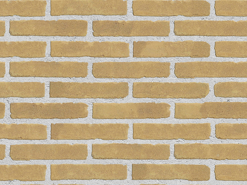 Seamless yellow brick wall outdoor wall ground