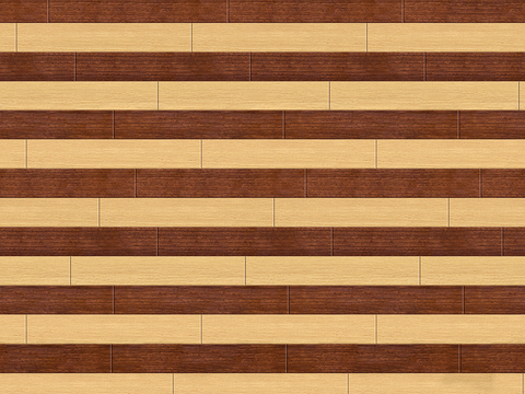 Seamless Mixed Color Parquet Wood Flooring