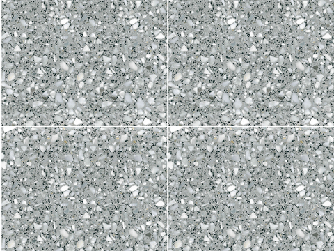 gray large grain terrazzo brick