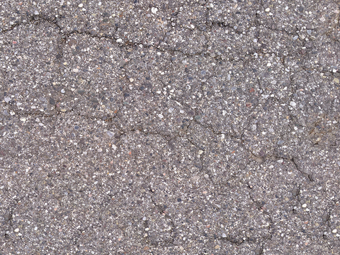 Seamless gray cracked cement asphalt asphalt road ground road road