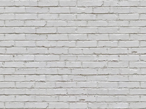 Seamless white brick wall exterior wall ground