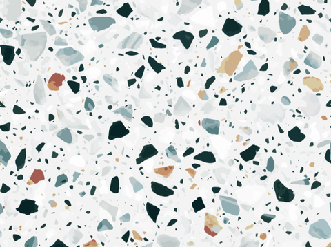 gray terrazzo