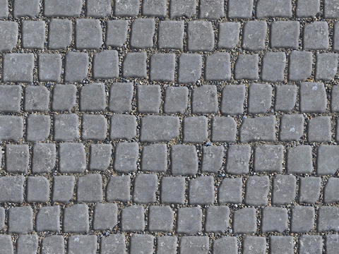 Seamless outdoor brick sidewalk road ground square brick