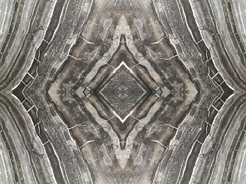 gray symmetrical marble stone slab