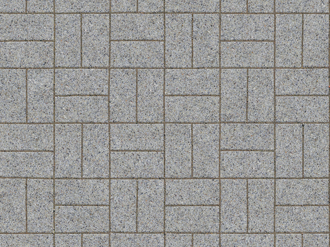 Seamless outdoor brick sidewalk road ground square brick