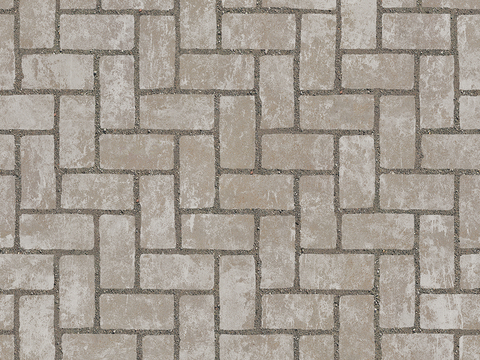 Seamless outdoor brick sidewalk road ground square brick