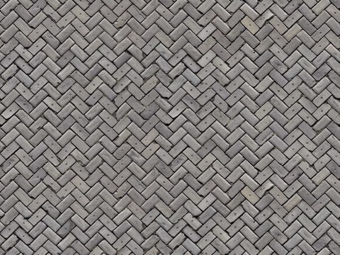 Seamless Grey Permeable Brick Outdoor Brick Herringway Brick