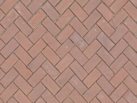 Herringstone brick pedestrian brick permeable brick pavement cement floor tile